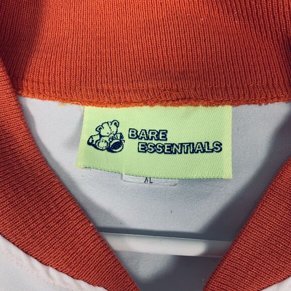 Snapple Size XL Jacket Mango Madness Embroidered Lightweight White Orange - Picture 3 of 5